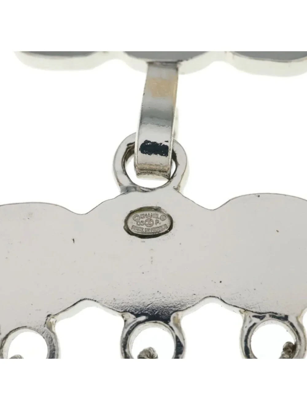 Chanel Camellia Pearl Choker Necklace Ivory